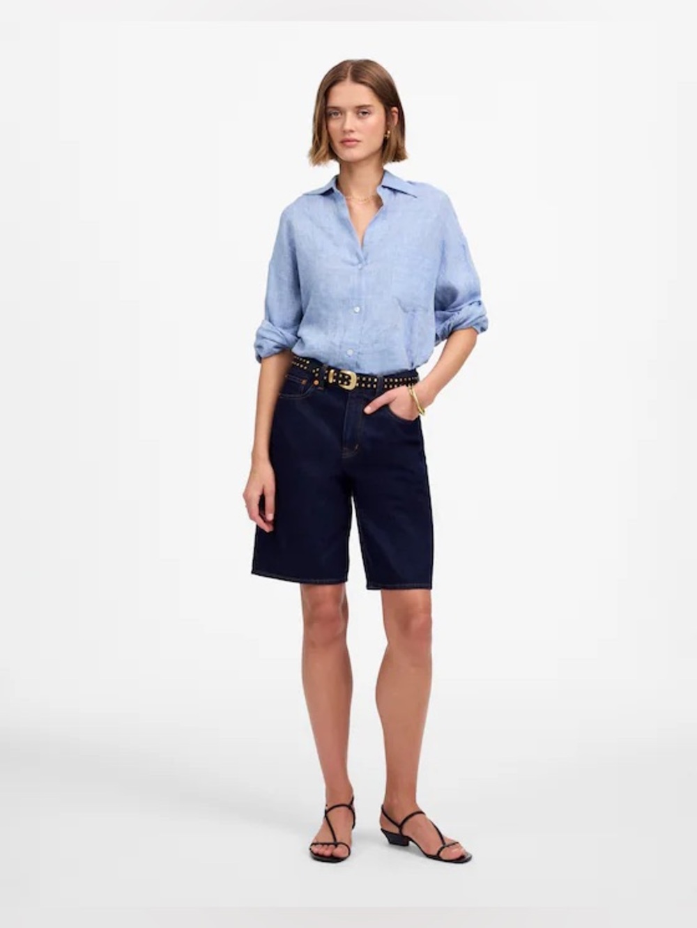 Madewell 1997 Denim Bermuda Short in Bronxville Wash